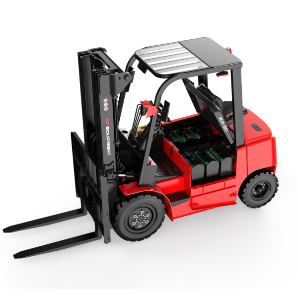 Chariot élévateur au lithium 4 roues tout-terrain 3000 kg avec batteries amovibles EFL302X4 – Image 3