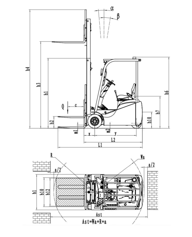 AST Chariot élévateur TCL122